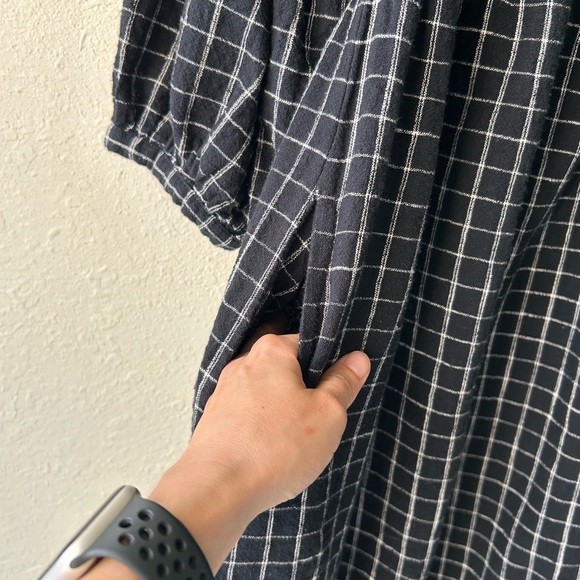 Able nico swing dress black grid - Picture 4 of 6